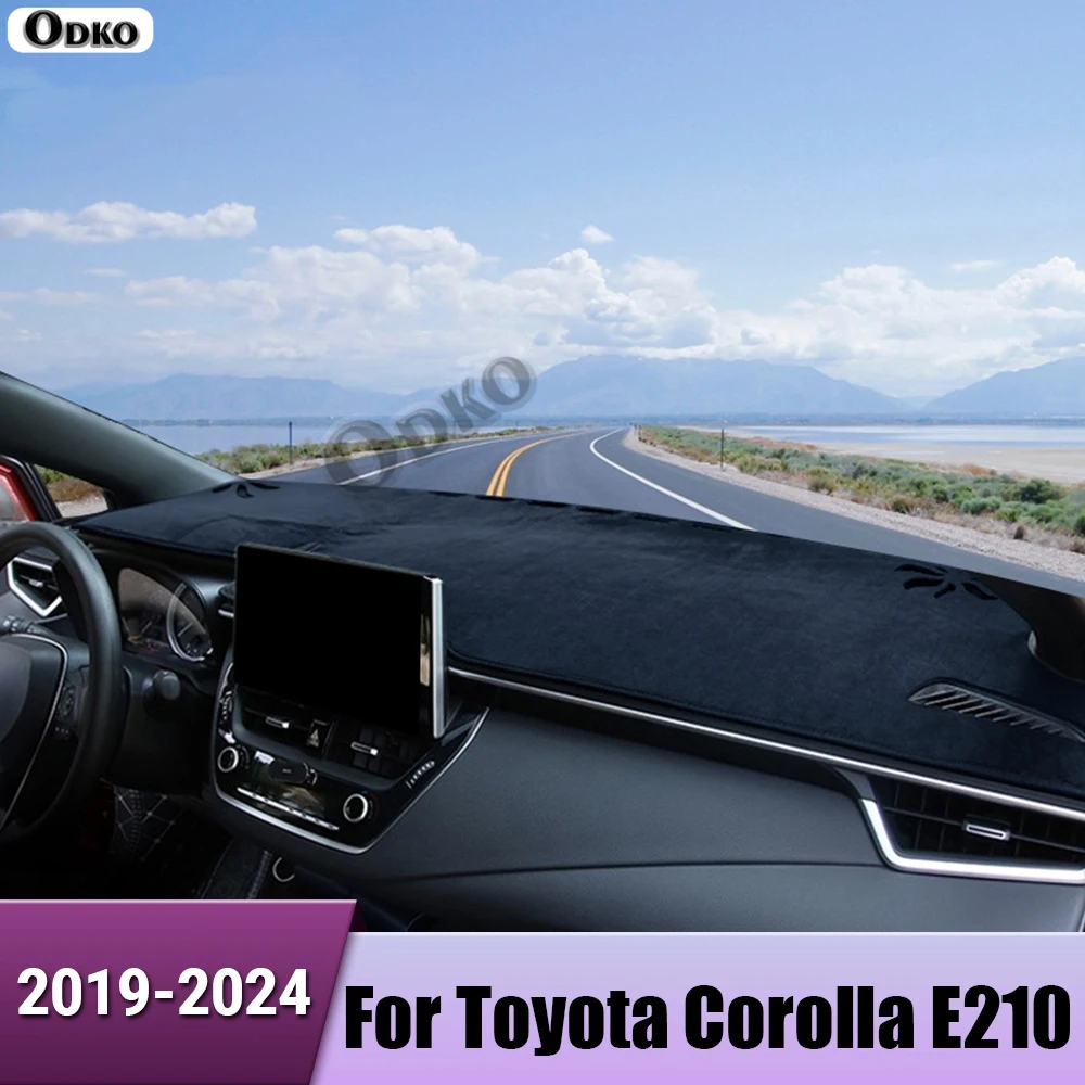 

Для Toyota Corolla E210 2019 2020 2021 2022 2023 2024 крышка приборной панели автомобиля солнцезащитный козырек, избегайте света, коврик с защитой от УФ-лучей, аксессуары