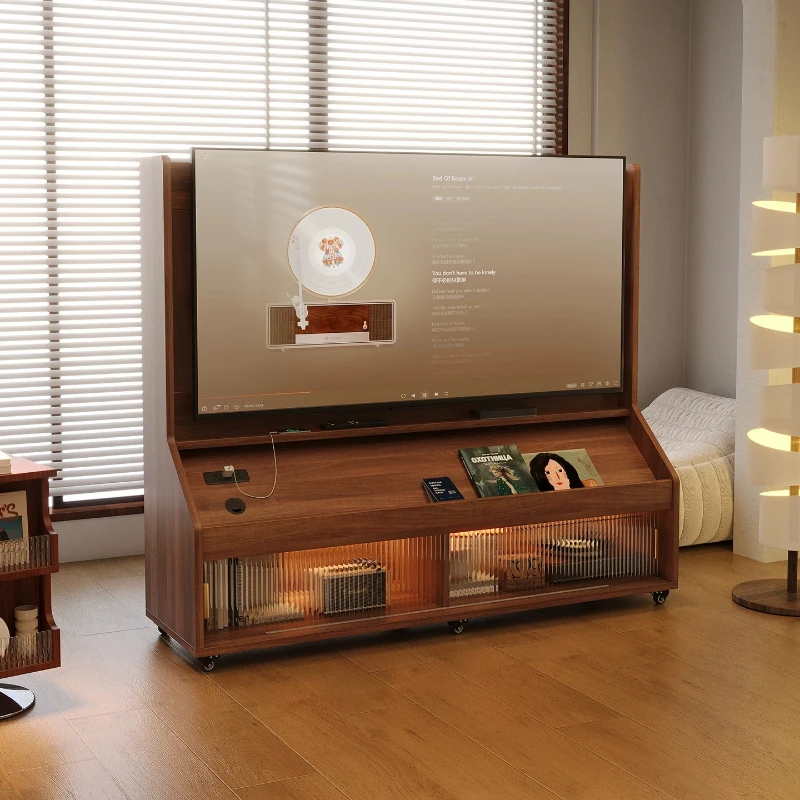 Bedroom Carts Tv Tables Design Support Rack Partitions Tv Cabinets Mobile Rolling Salas Oferta Muebles Living Room Furniture