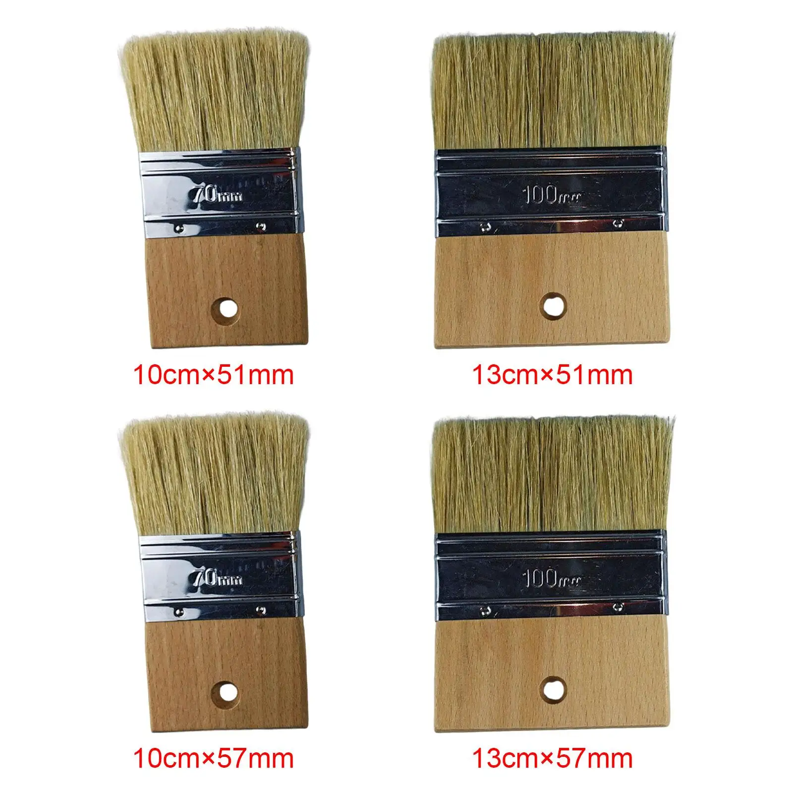 Brushes Durable Acrylic Oil Painting Drawing Brushes Wooden Handle Decorative