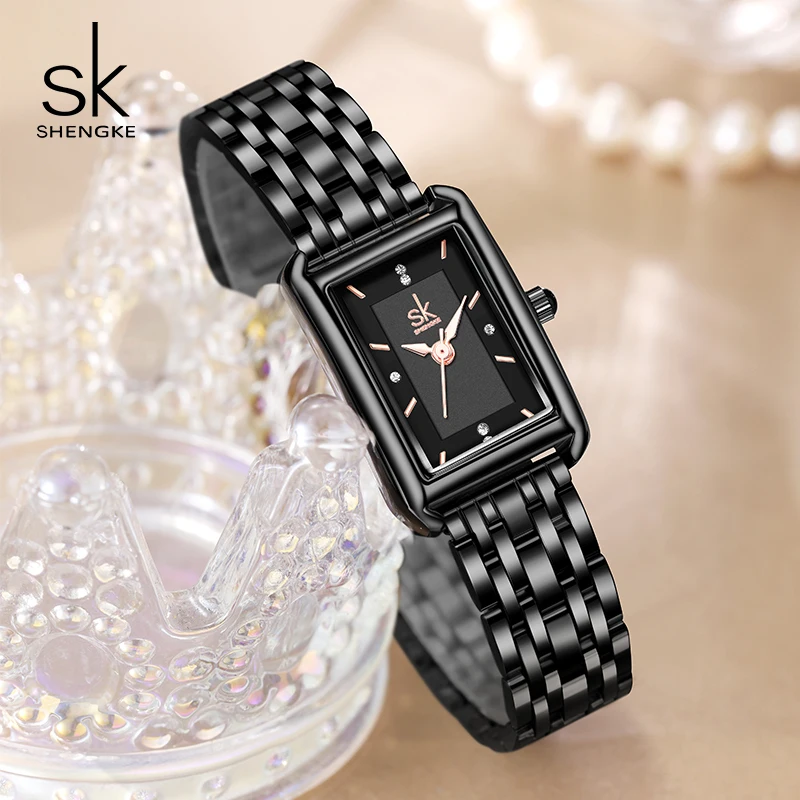 Shengke New Styles Ladies Watches Elegant Women Fashion Quartz Wristwatches Original Design Top Brand Woman\'s Clock Best Gifts