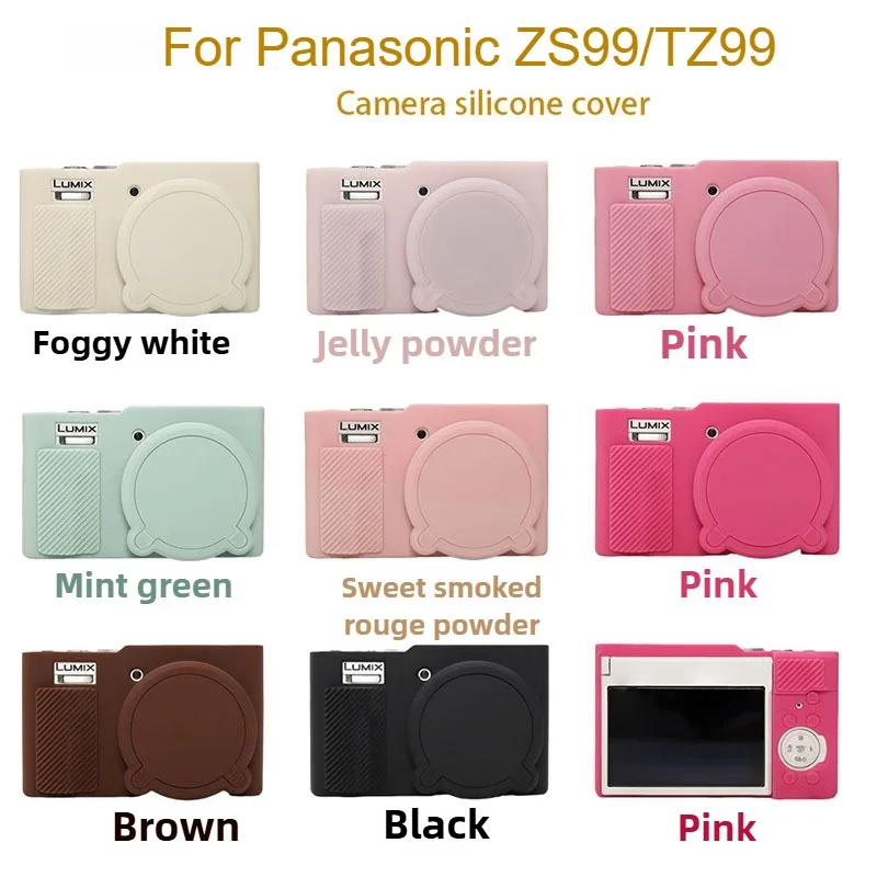 For Panasonic Lumix ZS99 / TZ99 Camera Protective Cases Soft Silicone Dustproof Cover Anti-fall Anti-slip Camera Storage Bags
