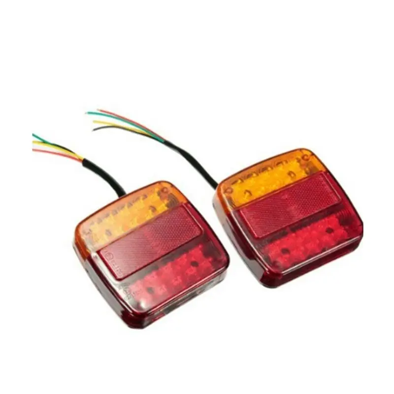 

2Pcs 26LED 12V Truck Rear Tail Light LED Turn Signal Light Indicator Light Waterproof Brake Light Forcar ATV RV Trailer