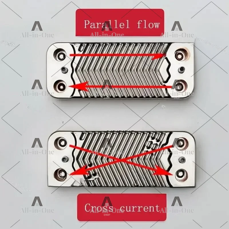 Universal Stainless Steel Plate Secondary Heat for Gas Wall-mounted Boiler with 10 Layer 12 Layer 14 Layer