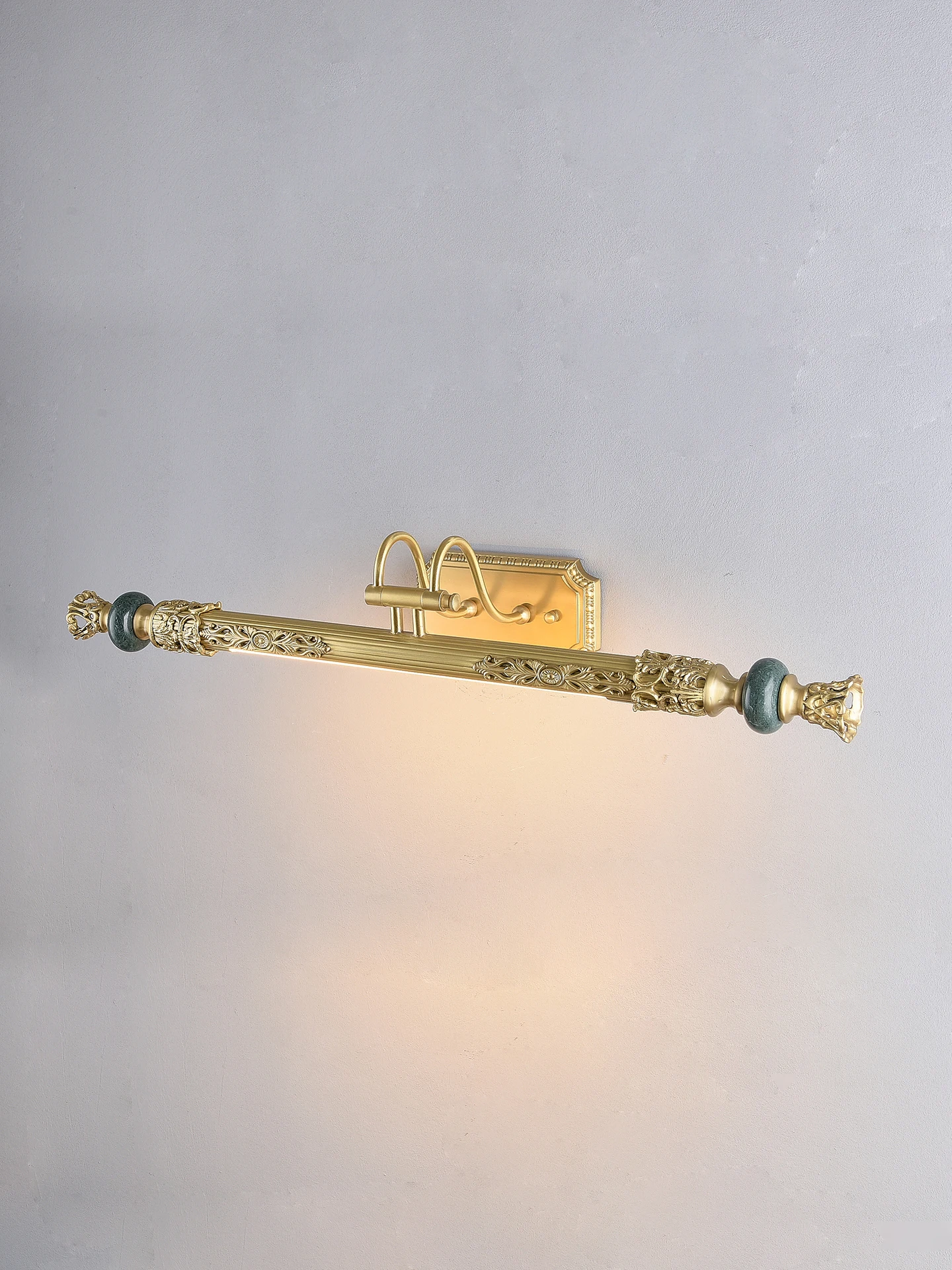 French living room study painting lamp Italian brass bathroom mirror front lamp