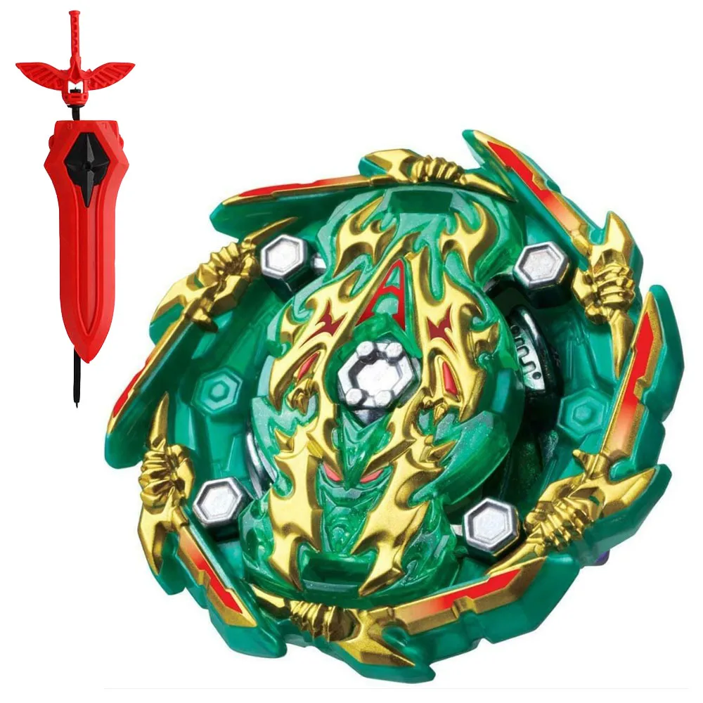 B-X TOUPIE BURST BEYBLADE demise devolos d6 BURST GT B-135 Booster Bushin Ashura.Hr.Kp Ten Sword launcher