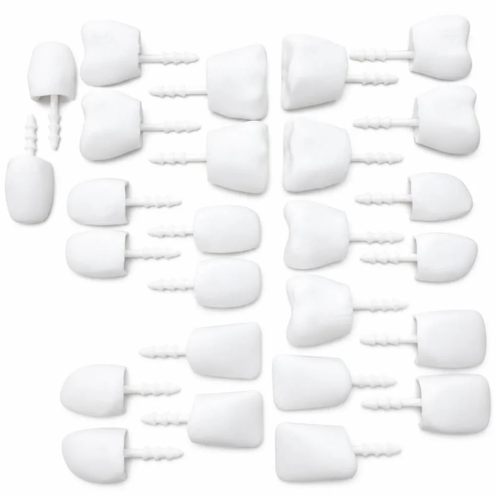 26/27Pcs 3D Printed Pumpkin Teeth Round Teeth DIY Jack O Lantern Teeth Easy Install Reusable Pumpkin Carving Accessories