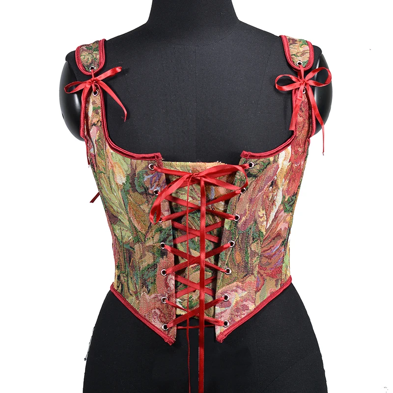 Off Shoulder Mouwloze Zomer Crop Top Veter Corset Sexy Vrouwen Vintage Bustier Slank Body Shaper Mode Lijfje Streetwear