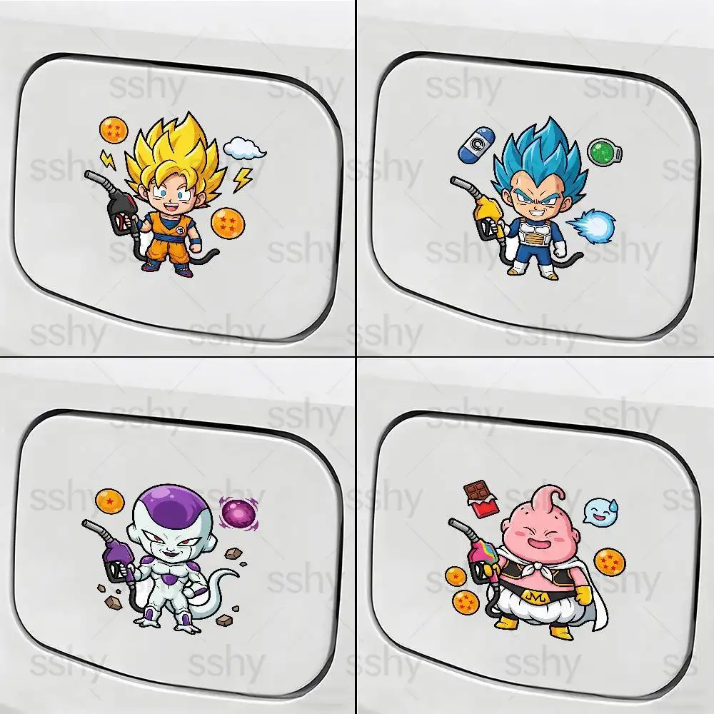 

DRAGON BALL GOKU Universal Fuel Cap Sticker Car Exterior Decorative Decal Waterproof Sticker