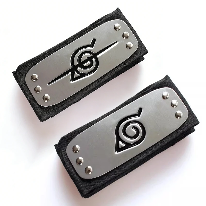 Bandeau de cosplay Anime Naruto Ninja Uzumaki Akatsuki Kakashi, accessoire de protection frontale, cadeau pour fête d'Halloween