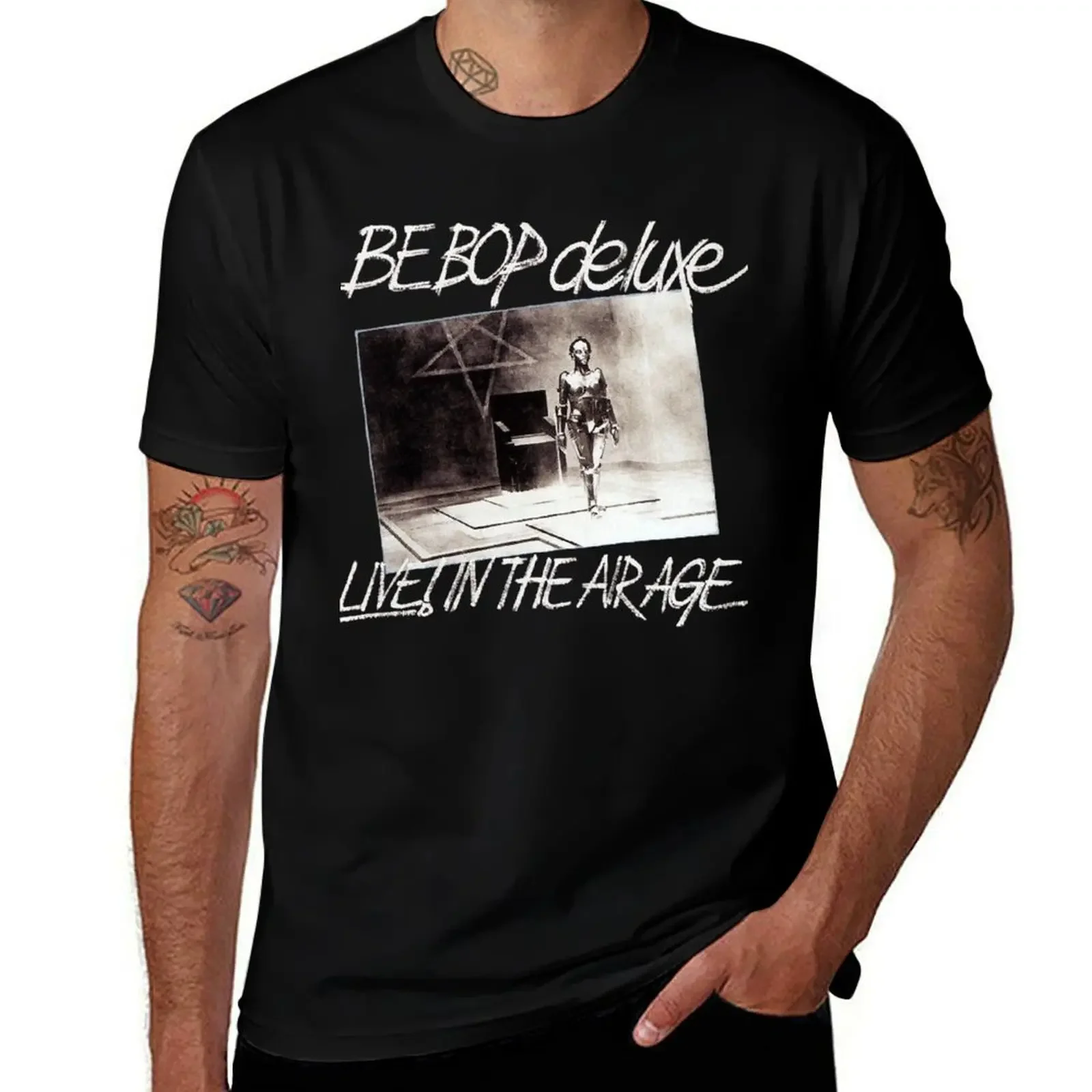 

Be-Bop Deluxe Essential T-Shirt Personalized t-shirt blacks customs design your own t shirts for men