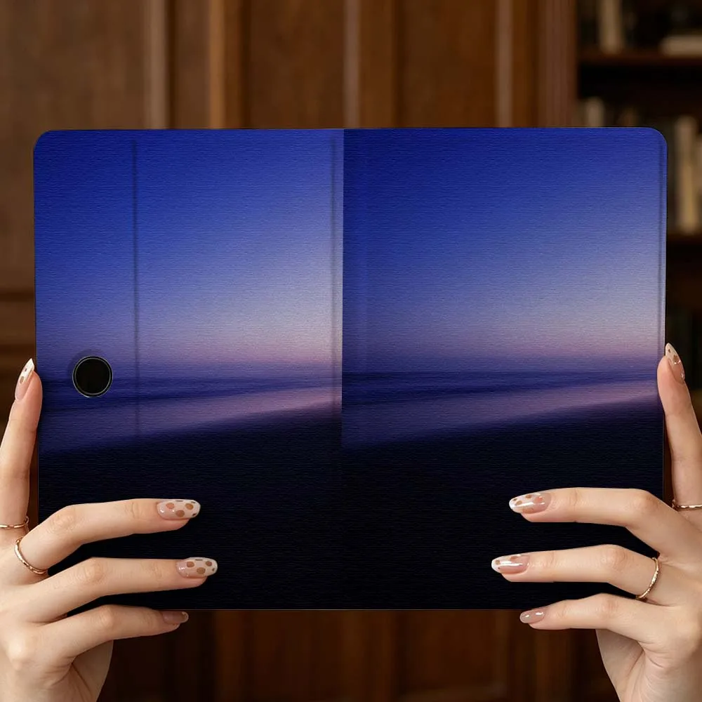 Blue Black Light Pattern Pen Tray For OPPO VIVO IQOO OnePlus Realme Pad 3 Pro 13 12.1 11.61 11.4 10.36 11 inch Tablet Case