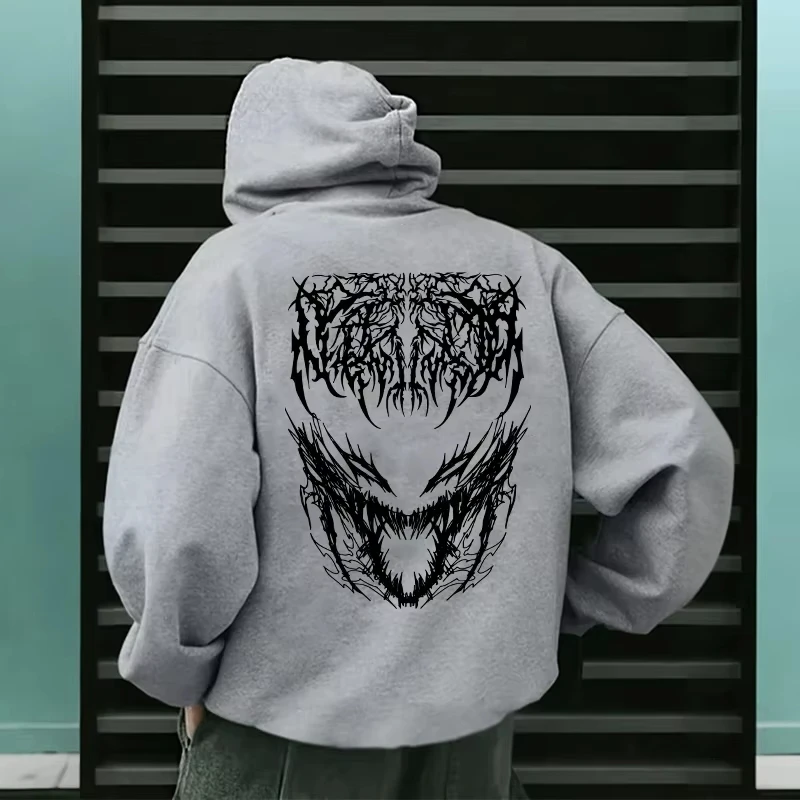 Herbst Winter Täglich Casual Sportliche Oberbekleidung Männliche Urban Fashion Top 2025, heißer Verkauf Herren Kapuzenpullover Satan 666, bedruckte Hoodies