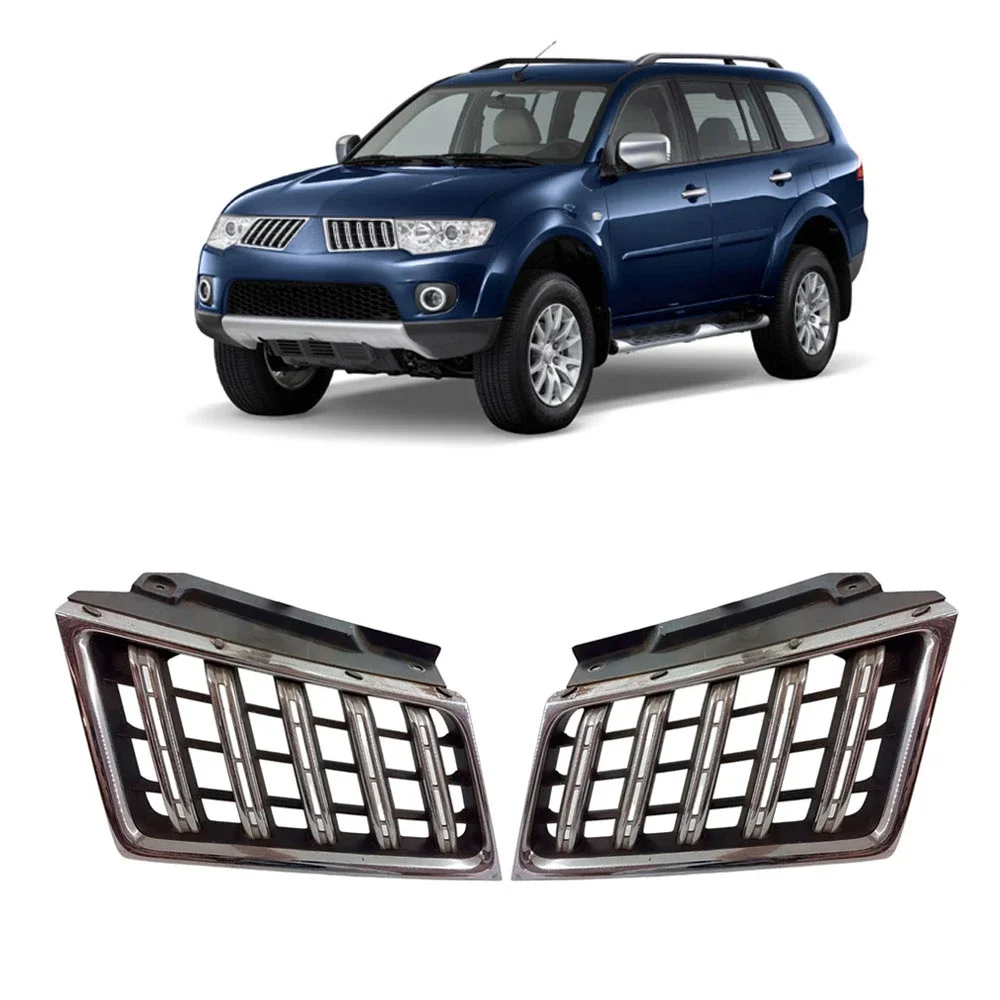 1 Pcs or Pair Front Grille for Pajero Sport Bumper Net for Montero Sport Grille 7450A868 7450a414 Second Generation L200 Triton