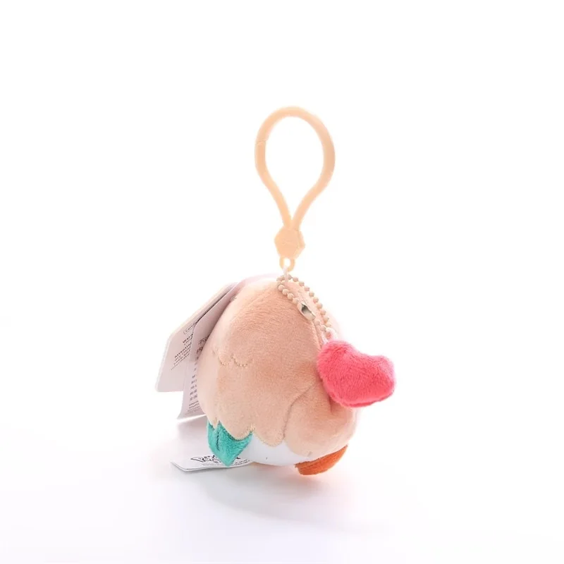 LLavero de juguete de peluche Kawaii de Pokemon Rowlet Love Series, llavero con colgante para mochila, muñeco, regalos de cumpleaños para chico