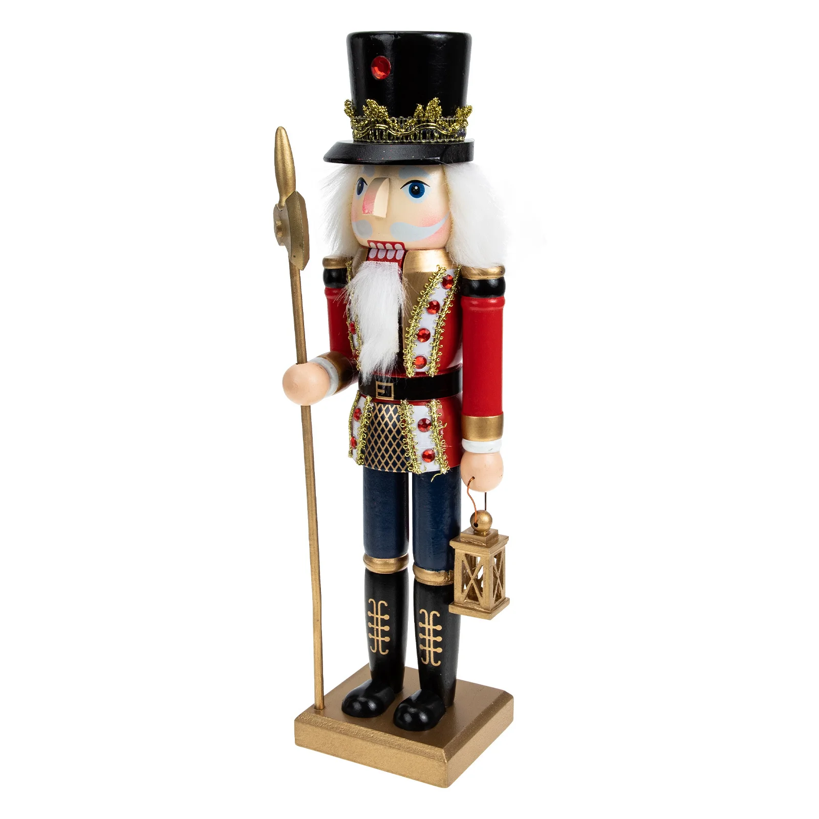 

Wood Nutcracker Decoration Home Adornment for Kitchen Table Bookcase Cartoon Home Decoration Nutcracker Decor