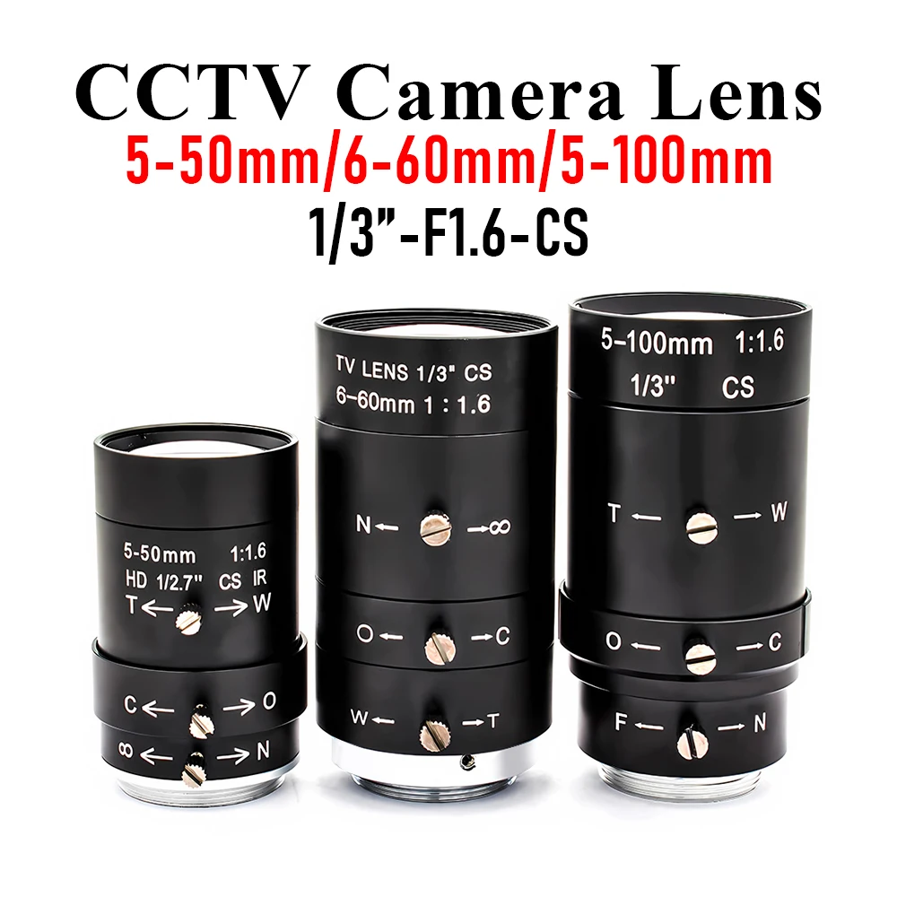 10倍ズームcsマウントレンズ-5-50mm-f16-hdカメラ-ir-650nmフィルター付き-マニュアルバリフォーカルレンズ-cctvセキュリティマシンビジョンシステム用