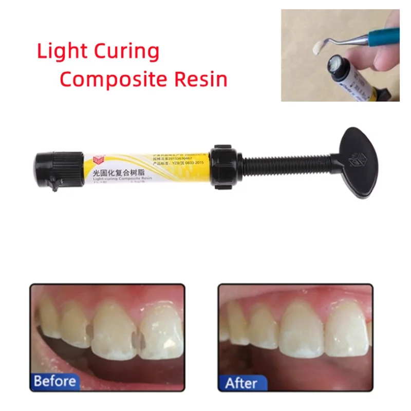 1pc Universal Dental Light Curing Composite Resin Dental Filling Resin A2
