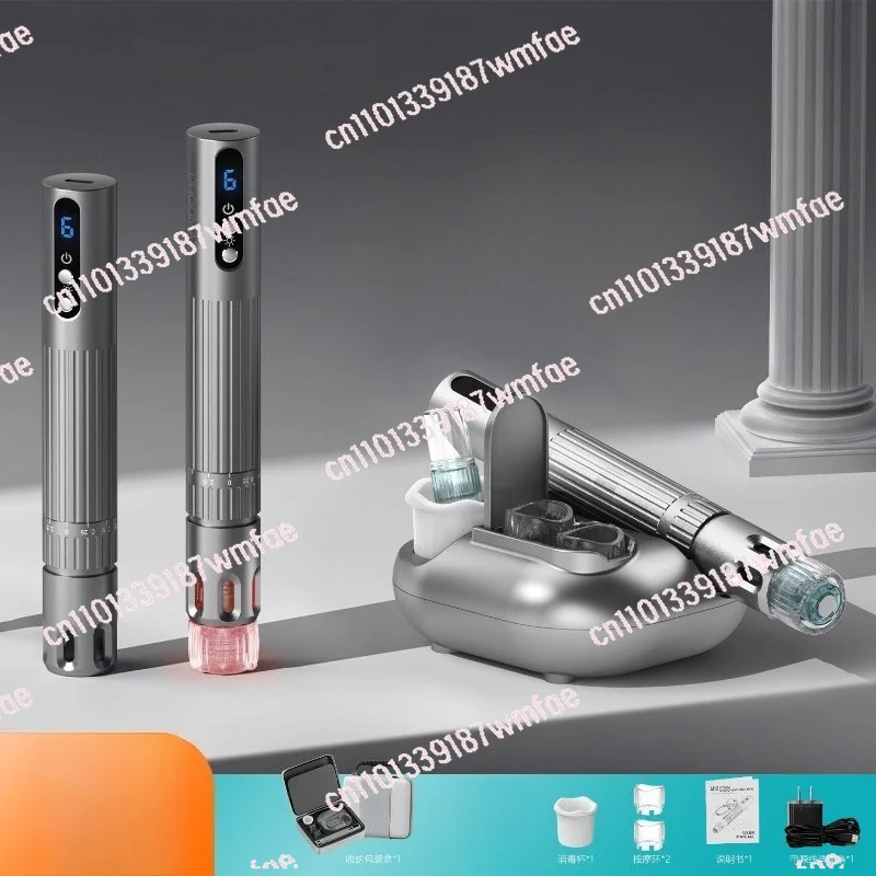 Facial Water Light Import Machine Electric Microcrystalline Nano Crystal Pen Face Lifting Beauty Device for Home Salon Skin Care