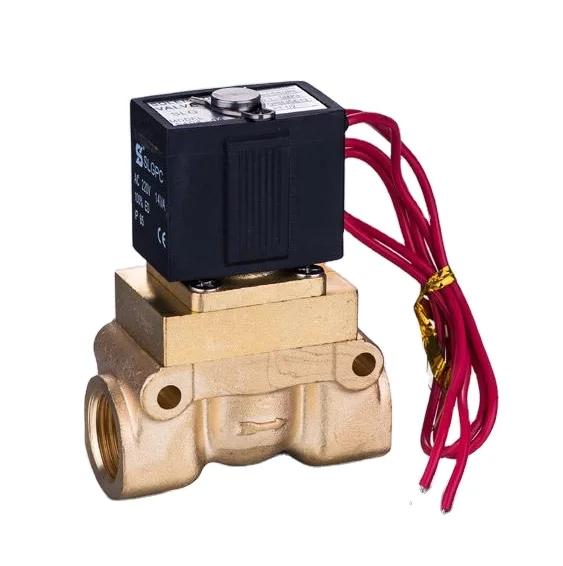 

Brass Body High Temperature High Pressure Solenoid Valve Max 75 Bar Underwater Solenoid Valve SLG5404-04