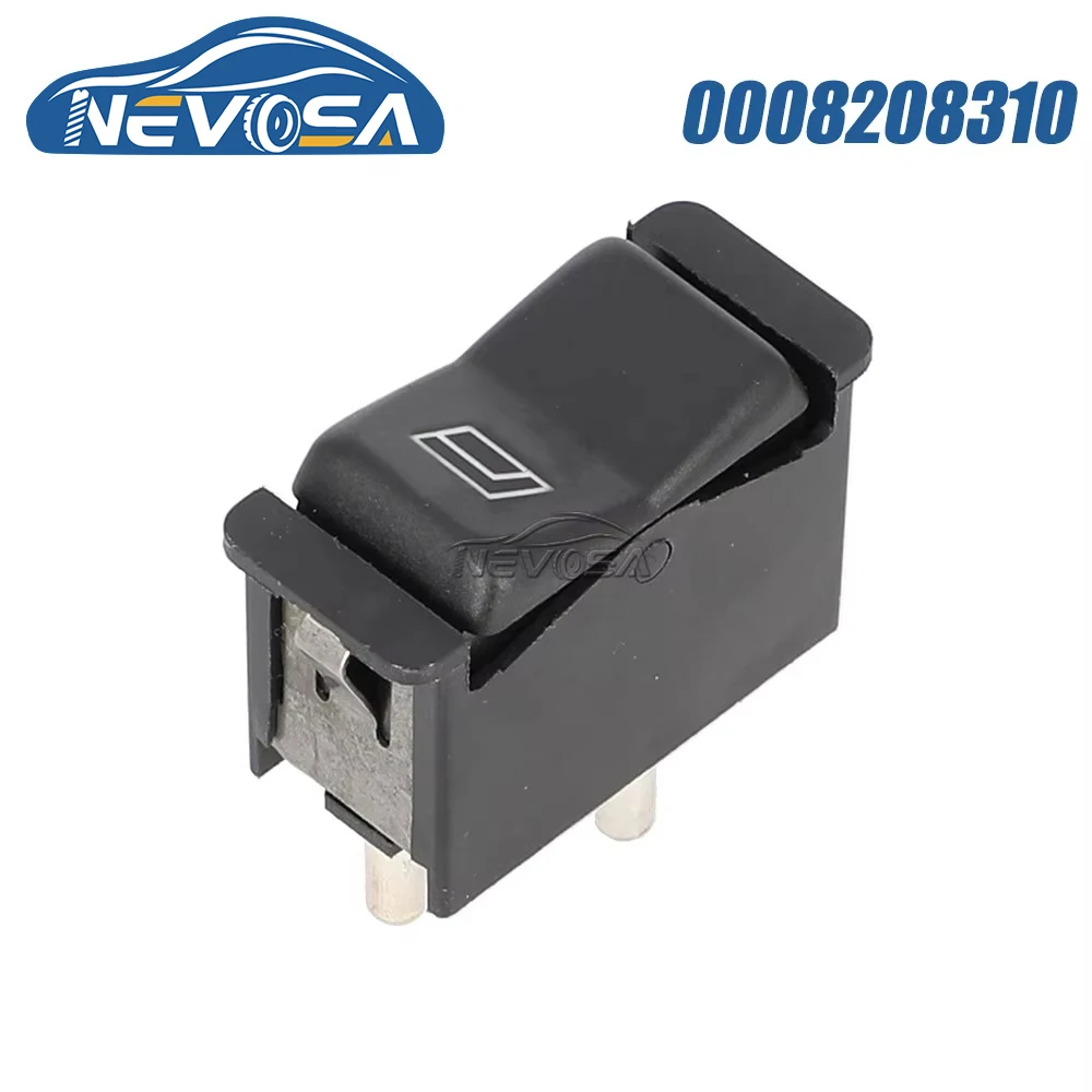 NEVOSA 0008208310 For Mercedes R107 380SL 560SL APA Car LHD Front Left Power Window Switch Single Button 0028203510 A0008208310