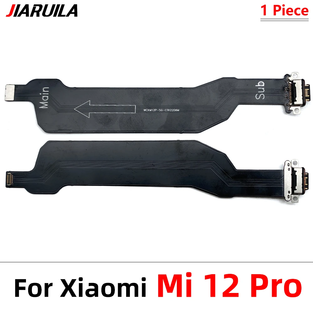 NEW USB Charging Port Dock Plug Socket Jack Board Flex Cable Connector Parts For Xiaomi Mi 12 / Mi 12 Pro Microphone Module