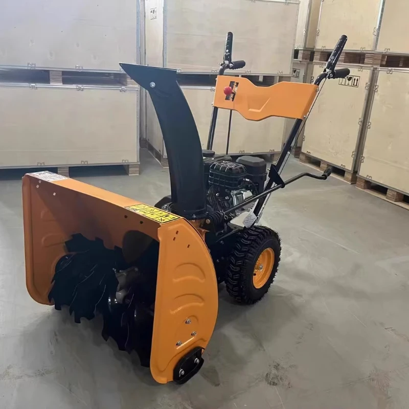 

Small plow, hand-pushed electric removal, thrower, greenhouse road multi-function driving snow plow