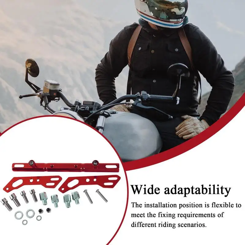 Motorcycle Balance Bar Motorcycle Mirror Seat Crossing Bar Multifunctional Strengthen Motorbike Accessories For Road Trip