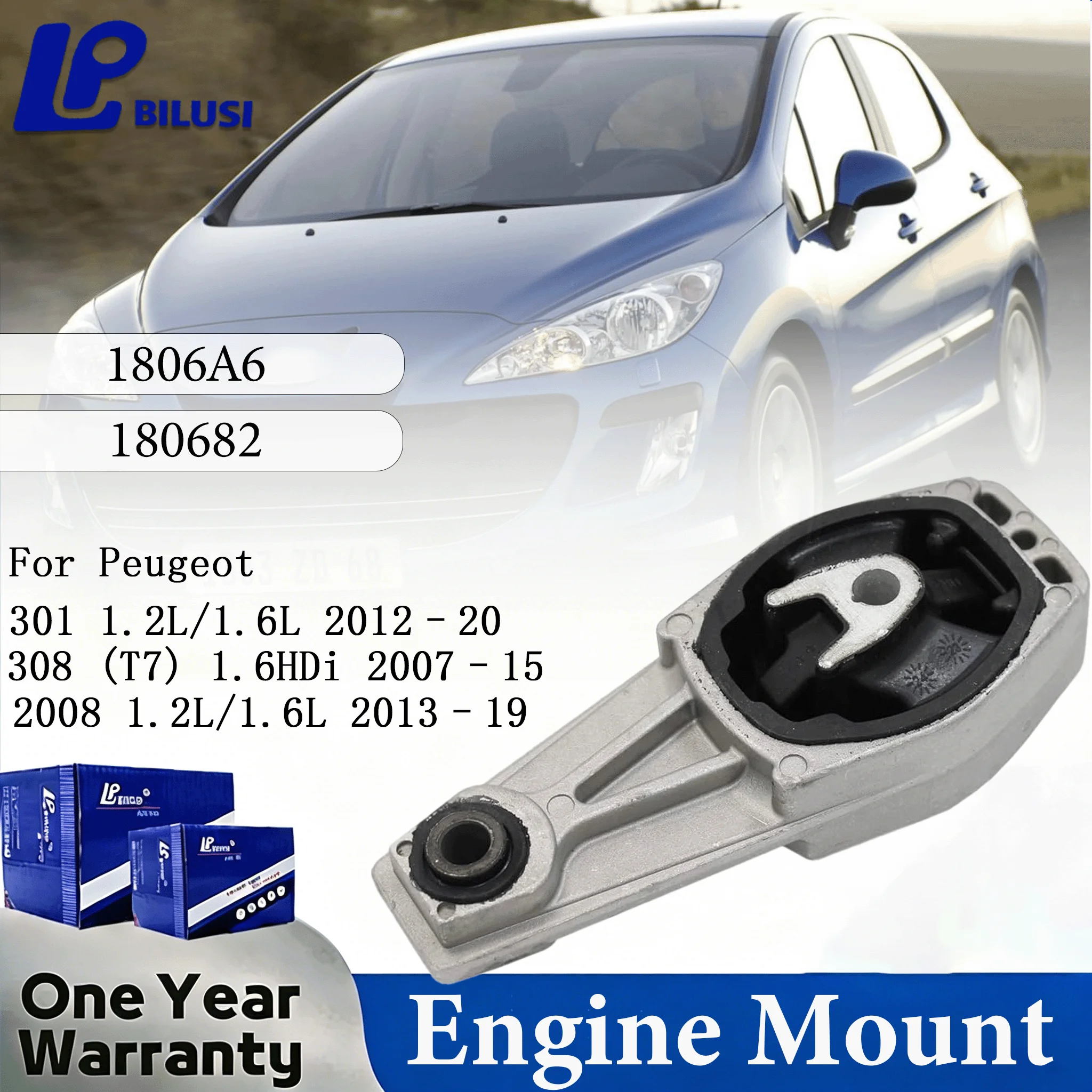 

Engine Mount Torsion Bracket For Peugeot 301 208 207 308 2008 -Citroen Elysee C3 DS3 C4 1806A6 9809388980 9802483780
