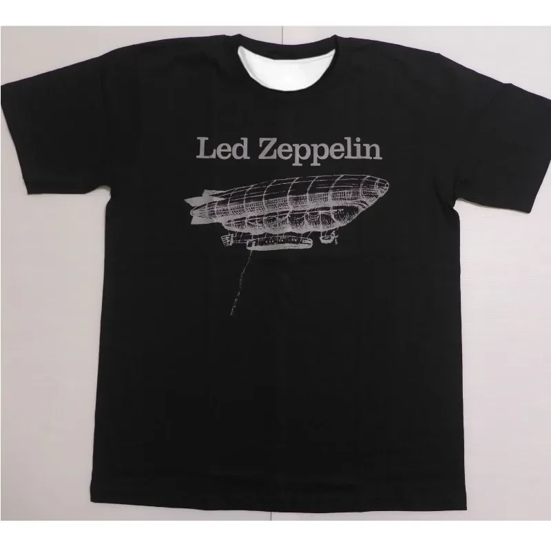 

Новый 3D-принтерный ремешок Zeppelin Airship Band Космический корабль Рок-клуб, Heavy Metal Rock Design с короткими рукавами, уличная модная одежда