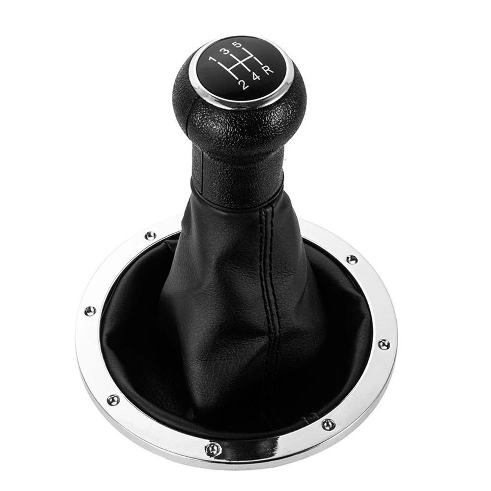 5 Speeds Black Gear Shift Knob With Cover Fit for VW Pointer/Pointer Pick Up/Pointer Station Wagon 1994 - 2010