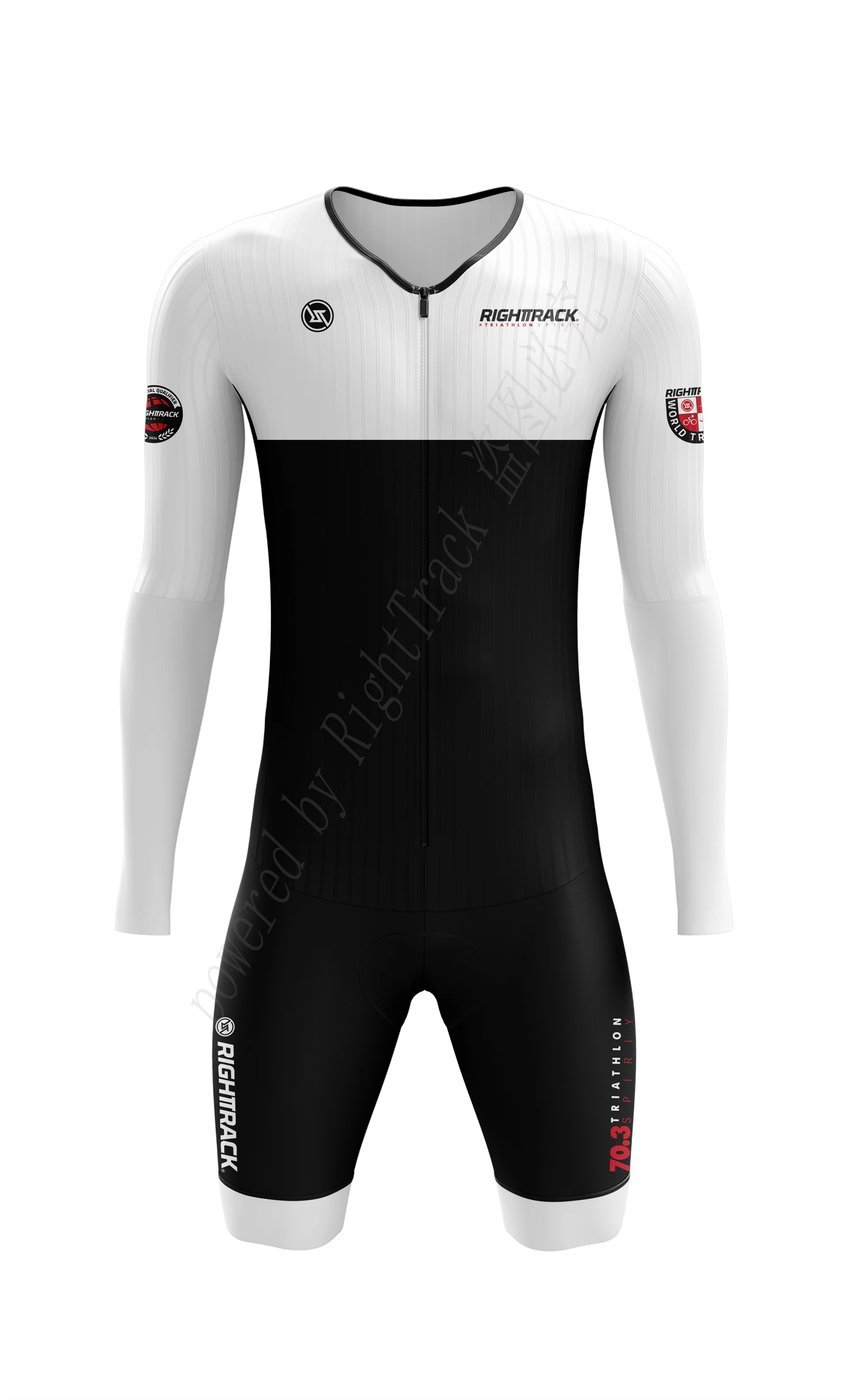 New Triathlon 70.3 Trisuit World Champ Long Sleeve Skinsuit Clothing Swimming Cycling Running Wetsuit Competition RT Apparel