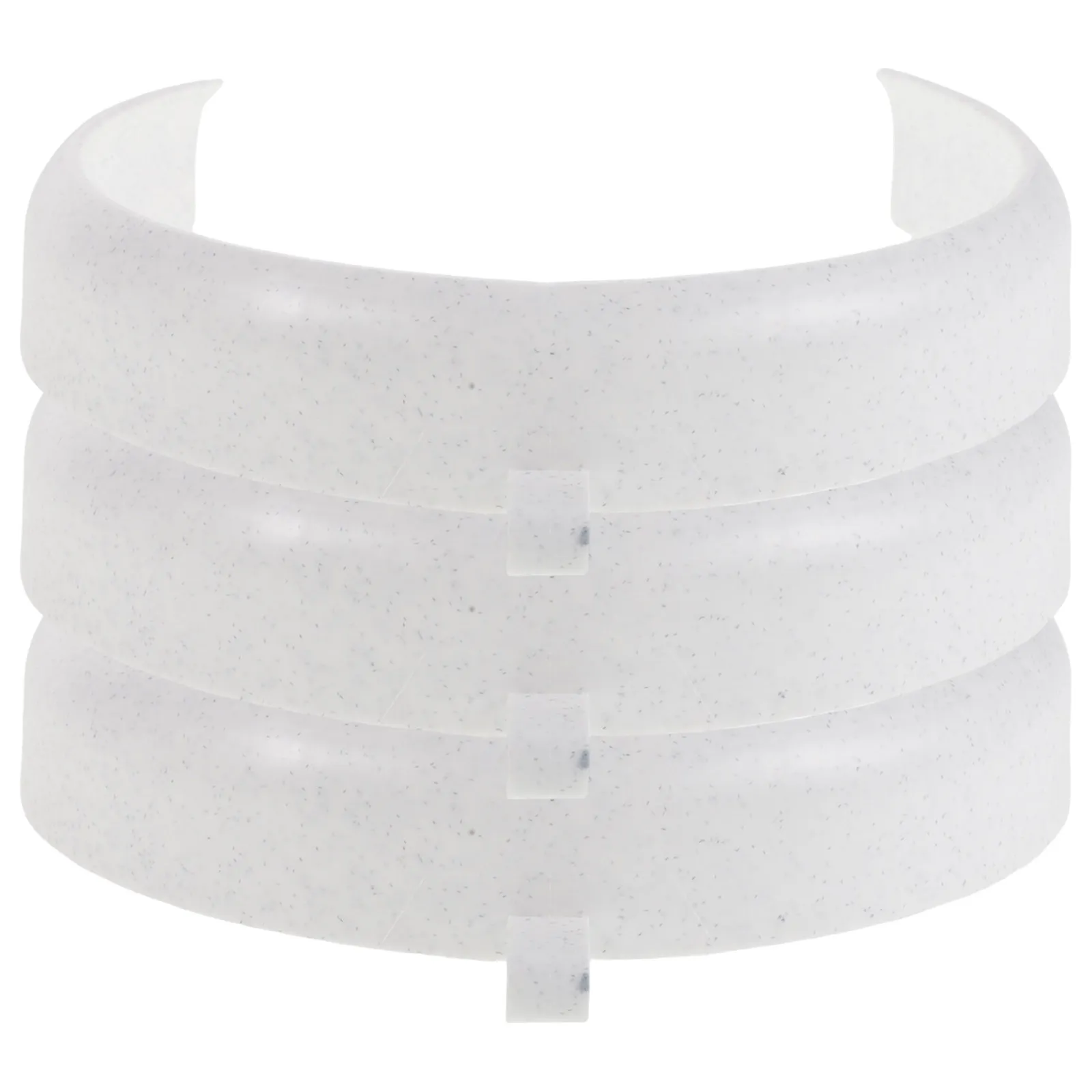 3Pcs Adaptive Elderly Plate Guard Clip on Spill Proof Food Barrier Dining Aid for Disabled Stroke Recovery Independent Eating