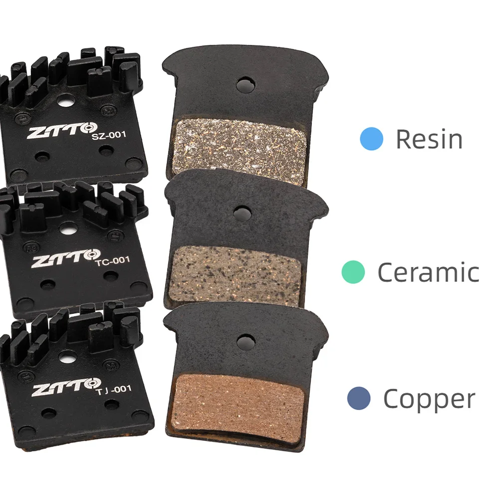 1 Pair ZTTO MTB Ceramic Full Metallic Resin Ice Cooling Tech Brake Pads ForM9000 M9020 M985 M8100 M785 M8000 G03A G04S J04C J03A