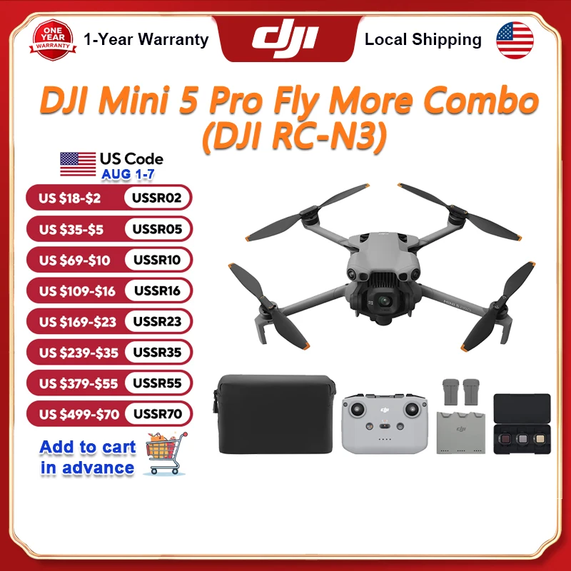 Drone Camera Vlog - DJI Mini 5 Pro Fly More
