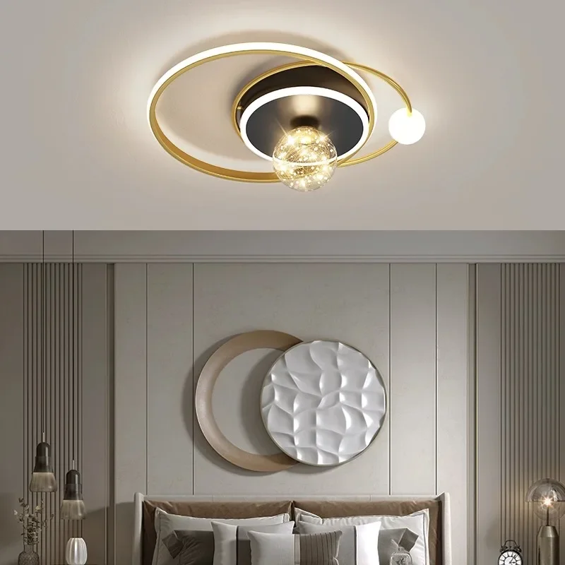 aipaite moderno candeeiro led dourado preto adequado para sala de estar sala de jantar quarto estudo circular quadrado 01