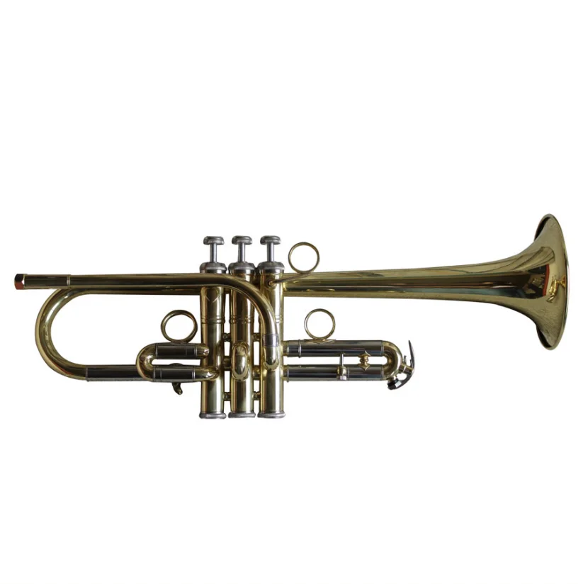 Eb Trumpet Professional Level Gold Lacquer Trumpet Musical Instruments From China Factory