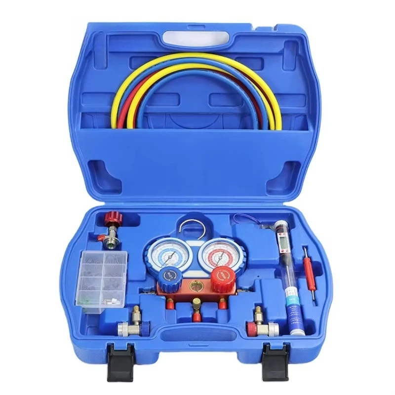 Universele Koelmiddeltool R134a Auto Airco Manifold Manometer Onderdelen Koelmiddel Manifold Manometers Set