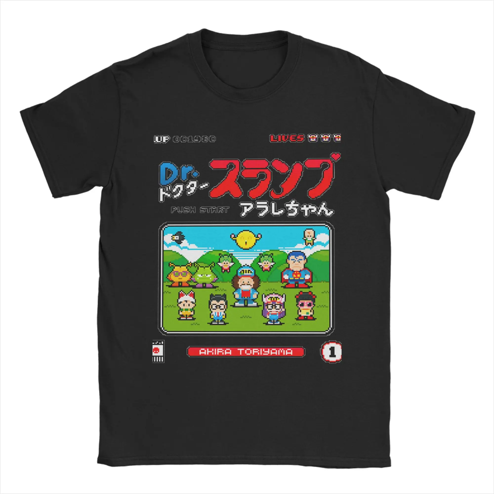 

Arale Dr. Slump 8 Bit 8bits Tee Shirt for Men Women Graphic Printed T Shirts Cotton Clothes