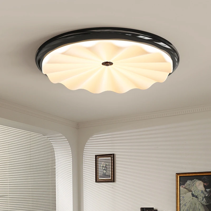 New Creative Flower Ceiling Light For Bedroom Simple Circular LED Eye Protection Living Room Lamp Home Decoration Lighting