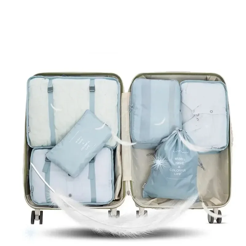 

Travel Storage Bag Set Foldable Bag Storage Bag Cinching Travel Bag Make Up Bag Makeup Case Pouch Bags for Women