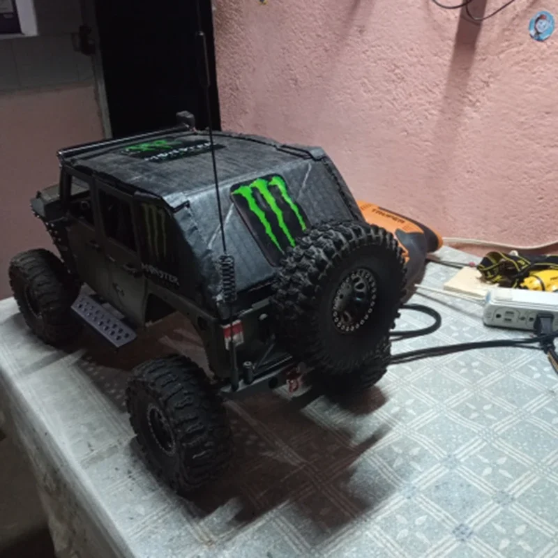 Metalowa antena dekoracyjna do 1/10 1/18 1/24 zdalnie sterowany samochód gąsienicowy Traxxas TRX4M TRX4 Bronco obrońca RC4WD SCX24