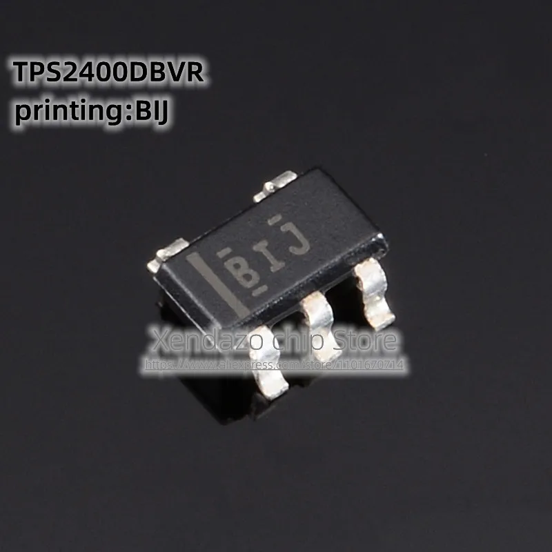 5pcs/lot TPS2400DBVR TPS2400DBVT Silk screen printing BIJ SOT23-5 package Original genuine Overvoltage protection controller chi