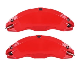 2pcs/Sets For Front wheels Model Y Caliper Covers Aluminum Alloy 19‘’ 20‘’ Inch Wheel Hub 2021-2022 ,Stickers Will Be Included