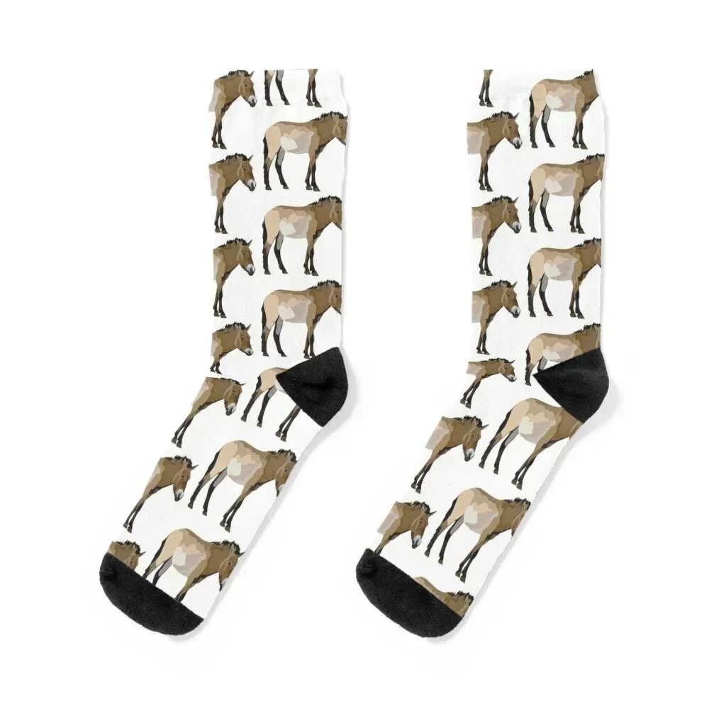 

P is Przewalski Horse Socks happy sport anime Man Socks Women's