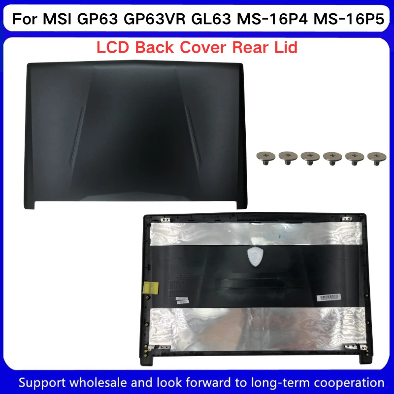 Nuovo Per MSI GP63 GP63VR GL63 MS-16P4 MS-16P5 LCD Della Copertura Posteriore/LCD Frontale Lunetta/Superiore Caso Palmrest/Base Inferiore Caso copertura inferiore