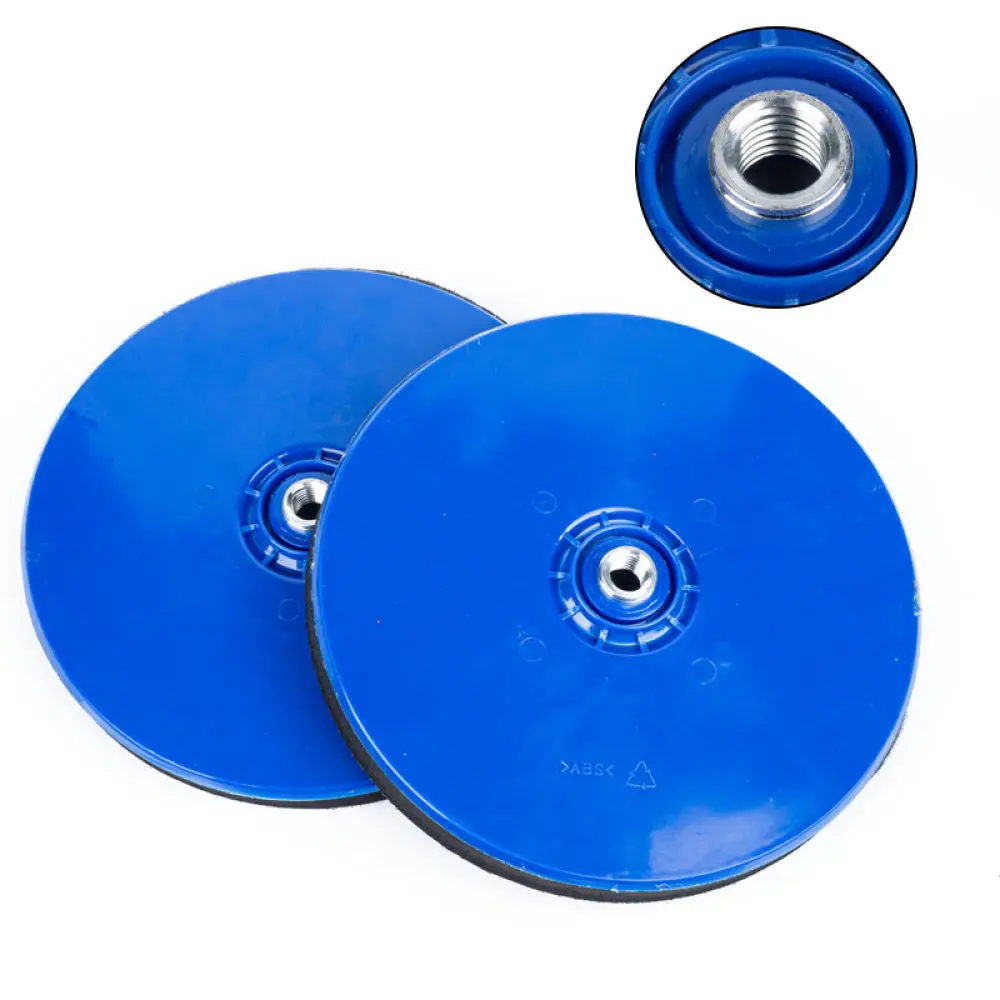 For Paji 9 Inch Drywall Grinding Disk Holder Soft Foam Backing Pad Self Adhesive M14 Thread For Power Sander Tool