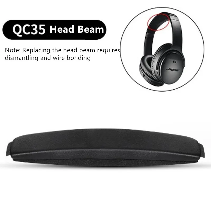 Headband Cover for Bose QC35 Headphone, Replacement Head Band Protector Headbeam for Bose QC35 Headphones Head Beam