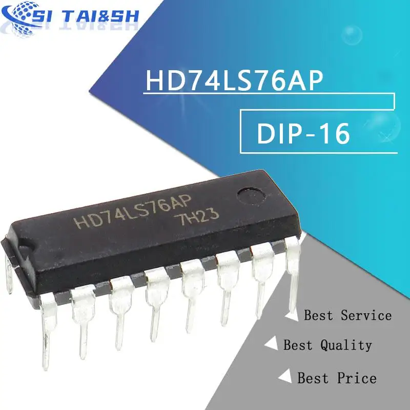 5PCS  HD74LS76AP HD74LS76 74LS76  DIP