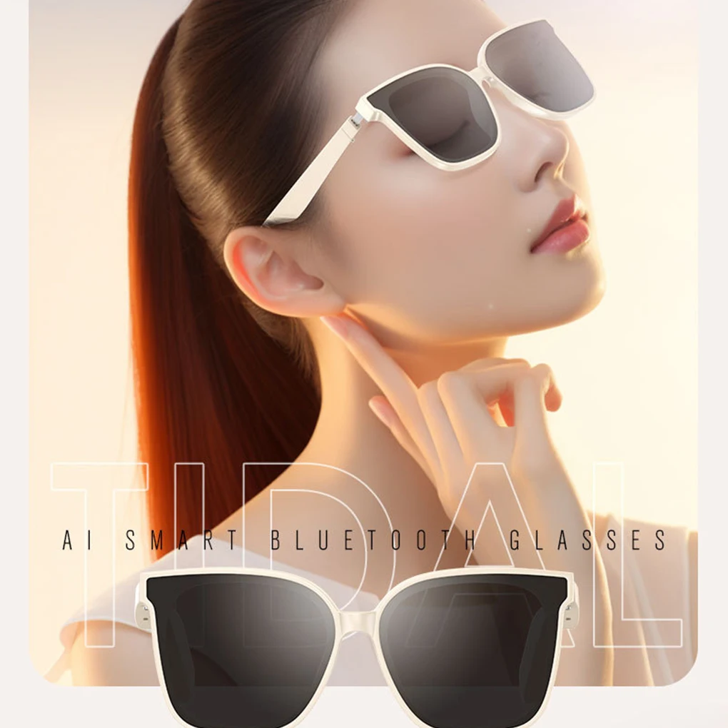 

Bluetooth Smart Glasses Polarized High Quality Speech Control Play Phone Call Sunglasses Directional Audio Speaker Music