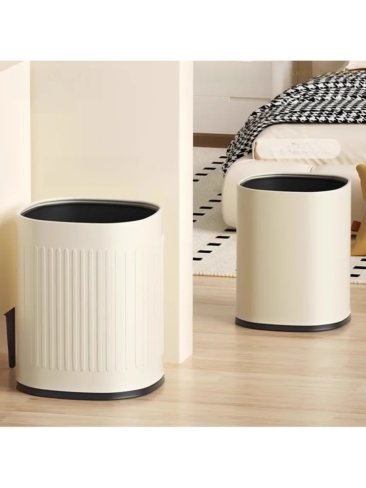 

Joico Luxury mat White Kitchen Bedroom Tra Can Home Use High Value Aesthetic Metal round ape 2L Capaci Bin